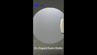 Wafer de arsenieto de gálio dopado com Zn (GaAs) de 2 polegadas para aplicações de LED e diodo laser