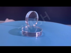 Janela óptica de safira Al2O3 Janela de cristal único Janela de círculo Alta dureza Pureza transparente