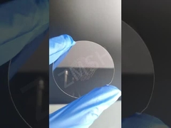 Wafer de safira de 2 polegadas com buraco no eixo C Al2O3 monocristalino 9,0 Dureza