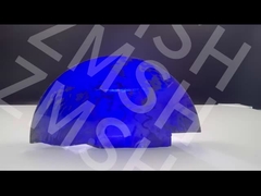 Pedras preciosas de cor artificial Moissanite SIC Matérias-Primas Bruta Azul Real Menos Bolhas Alto Brilho