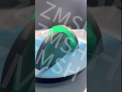 Pedras preciosas sintéticas Cristal de moissanita de cor safira verde vivo SIC matérias-primas Joias personalizadas