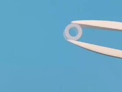 Tubos de safira de pequeno porte polidos