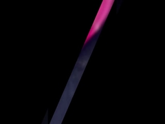 Caixa de relógio de safira redonda de 40 mm/42 mm personalizável em magenta