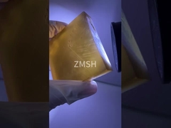 Pedras brutas de safira sintética colorida Amarelo Canário/Amarelo Terra/Cor LV