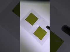 Substrato SiC Tipo 4H-N 10×10mm Bolacha Pequena