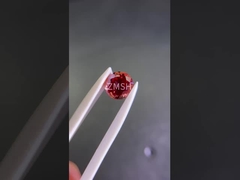 Almofada de corte de gema de Safira Colorida Cultivada em Laboratório Padparadscha para Joias/Acessórios de Luxo