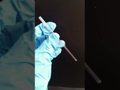 Tubos de zafiro polidos de 140 mm de lado duplo Tubos de protecção de componentes ópticos