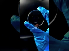 Janela óptica de safira personalizável 99,99% Al2O3 Alta transparência para janela a laser