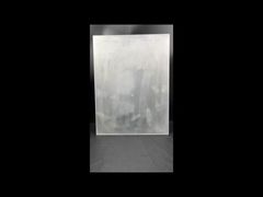 Pastilha bruta de safira quadrada para aplicações ópticas, semicondutoras e de alta temperatura