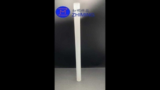 Tubos de safira de precisão – diâmetro externo polido e identificação de aterramento para uso óptico, fluídico e semicondutor