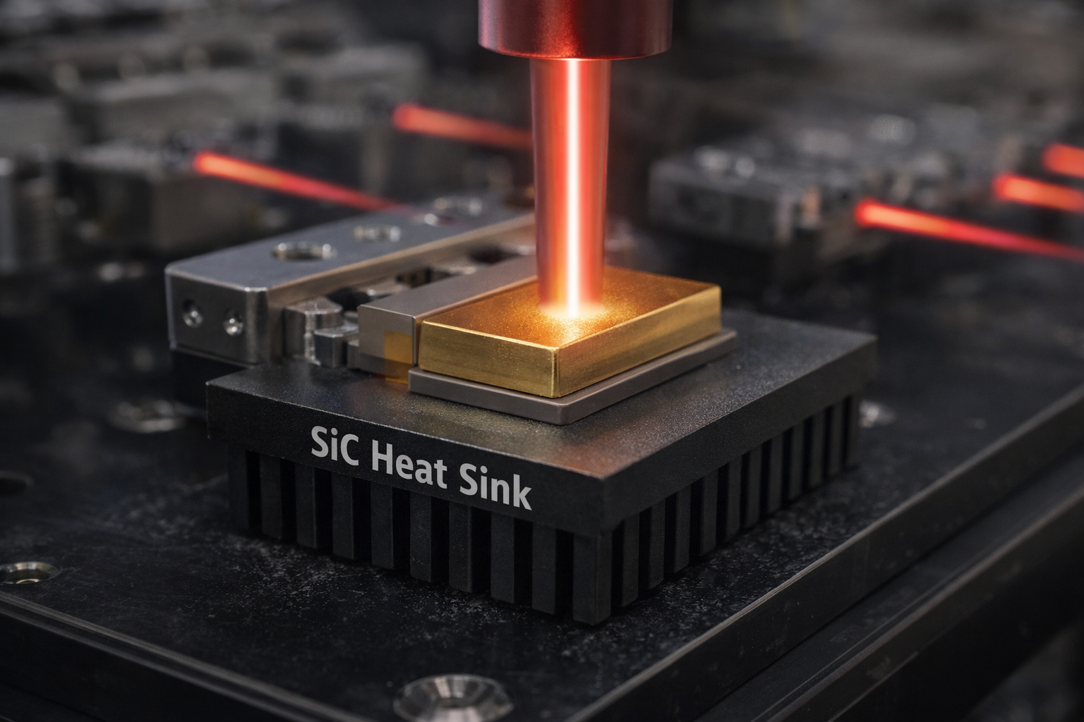 Últimos blogs da empresa sobre Silicon Carbide Heat Sinks: The Material Enabling Next-Generation High-Power Laser Thermal Management
