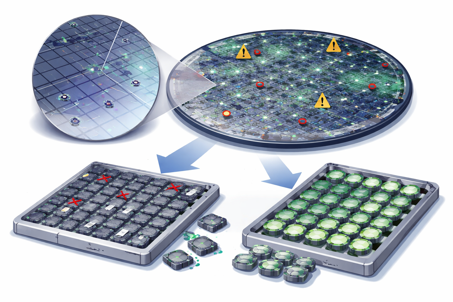 Últimos blogs da empresa sobre Como a Densidade de Defeitos em Substratos de SiC Impacta Diretamente o Rendimento do Dispositivo