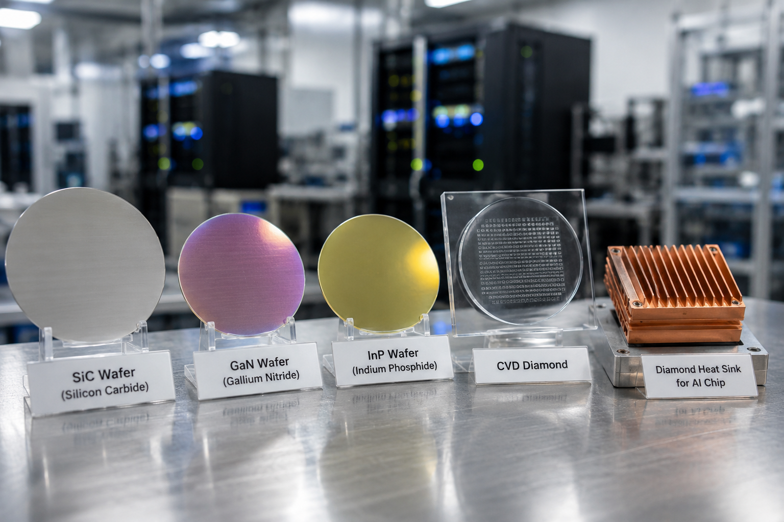 Últimos blogs da empresa sobre Quatro materiais semicondutores essenciais que impulsionam o futuro da infraestrutura de IA