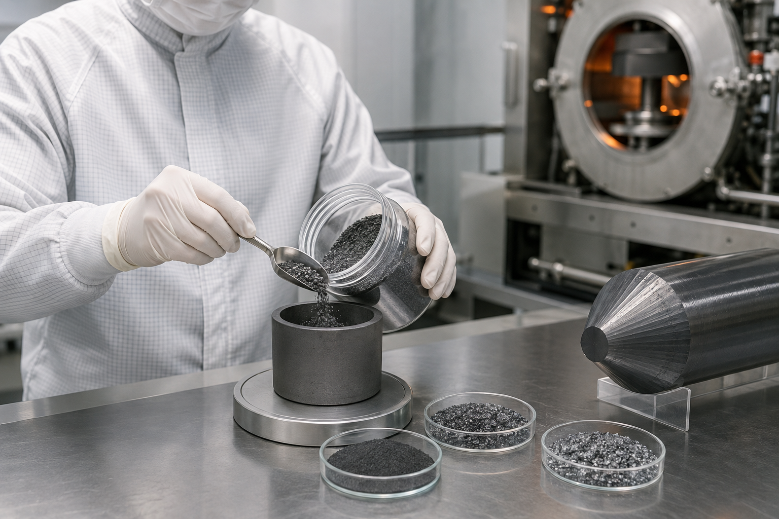Últimos blogs da empresa sobre High-Purity SiC Powder for Crystal Growth: Purity Levels, Particle Size, Impurity Control and PVT Yield