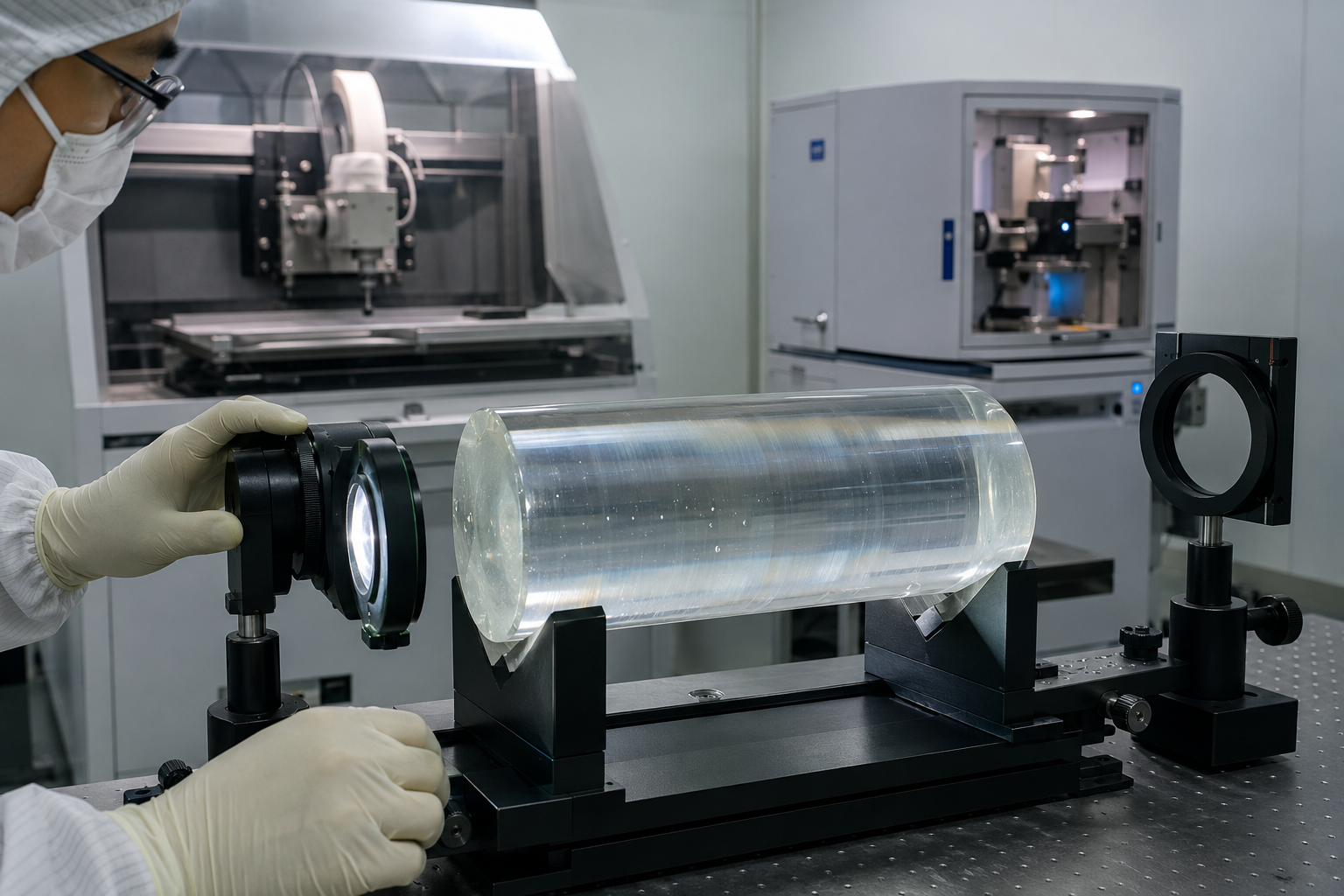 Últimos blogs da empresa sobre Sapphire Boule Inspection Before Wafer Processing: Crystal Orientation, Bubble Defects, Stress and Usable Yield