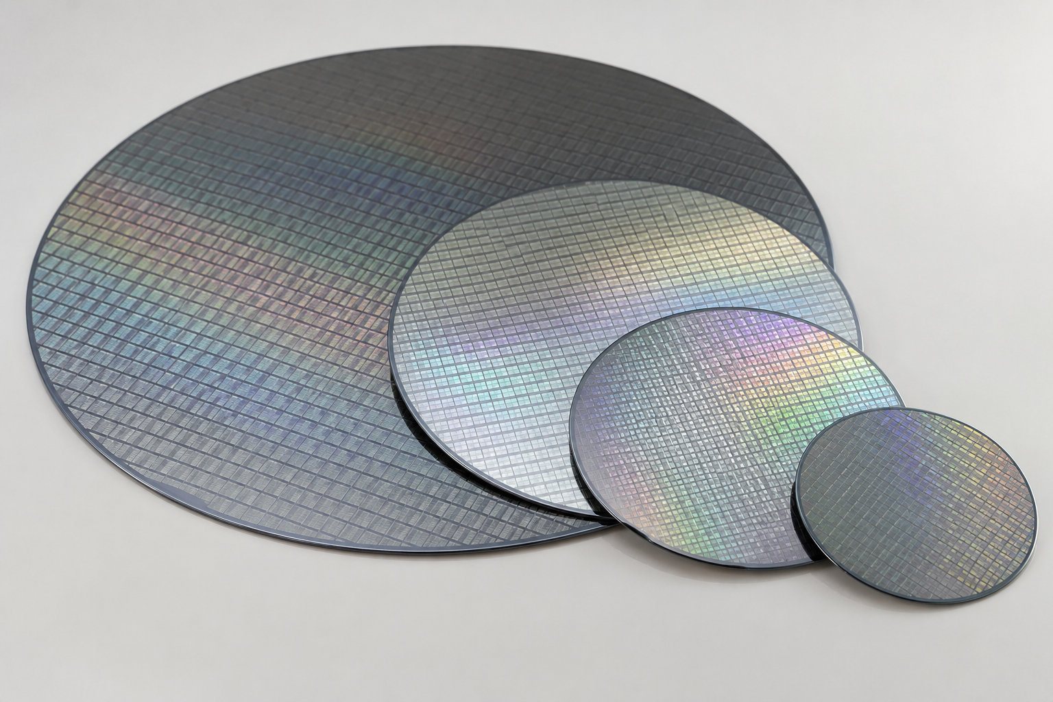 Últimos blogs da empresa sobre Silicon Wafer Diameter and Thickness Guide: 100mm, 150mm, 200mm and 300mm Standards, Typical Thickness and Applications