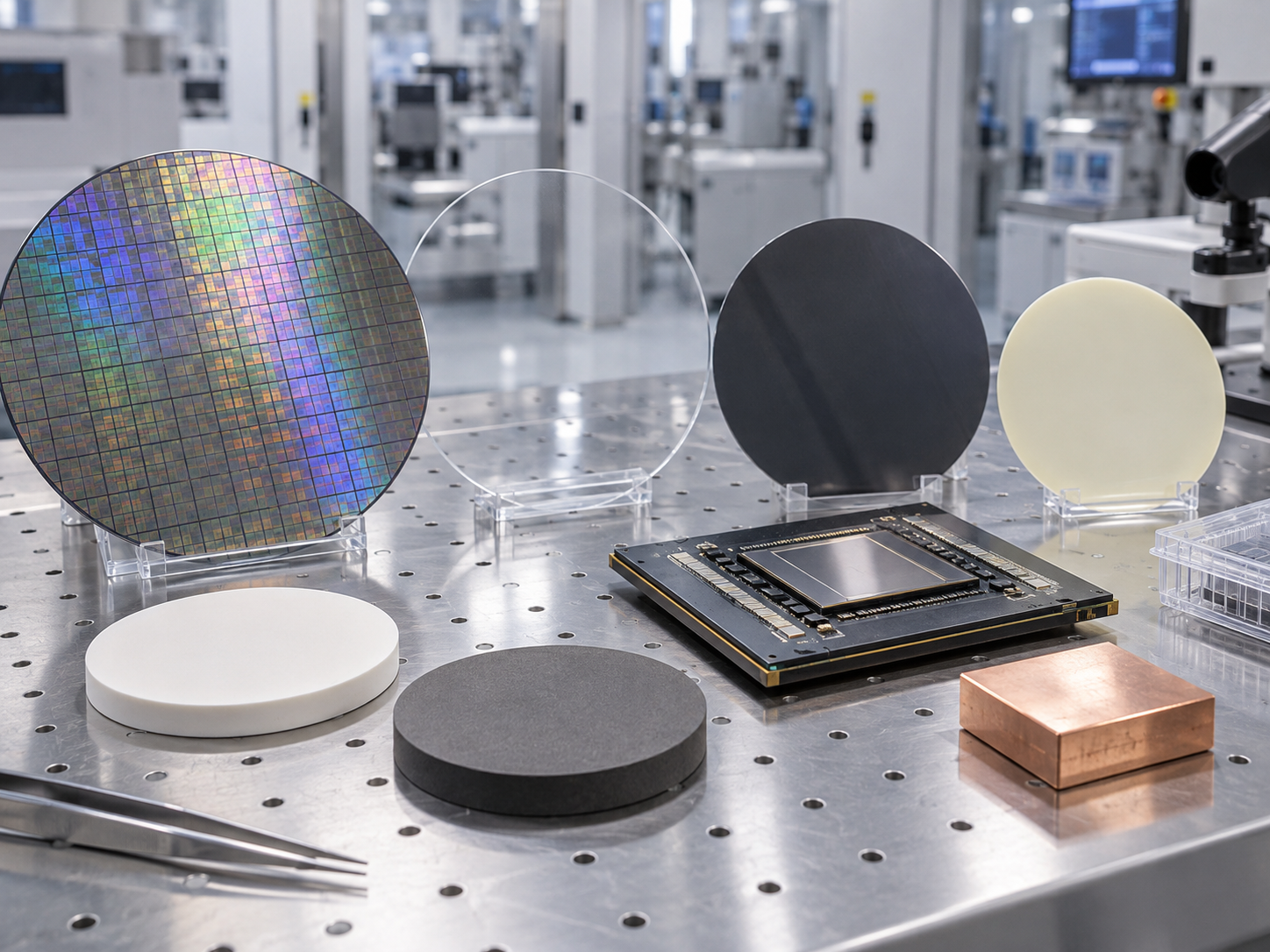 Últimos blogs da empresa sobre A IA Está Impulsionando os Semicondutores para uma Nova Era de Materiais: SOI, Vidro, SiC, GaN e Materiais Térmicos Avançados