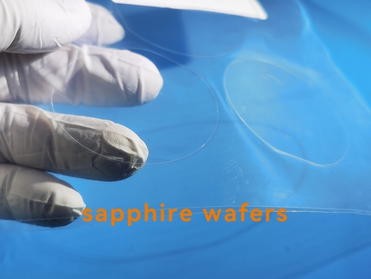 comprar 100um 170um 200um DSP Sapphire Wafers Ultrathin Thickness 2inch Fabricação em linha