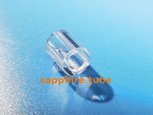 comprar Al2O3 lustrou Sapphire Glass Tube Customzied Size com sulco Fabricação em linha