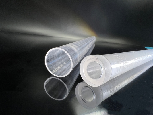 comprar Tubos Monocrystalline da proteção de Al2O3 Sapphire Glass Pipe Transparent Thermocouple Fabricação em linha