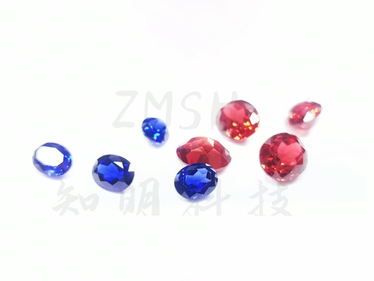 comprar Forma sintética cortada brilhante redonda de Gem Crystal Loose For Diamond Oral do azul de oceano Fabricação em linha