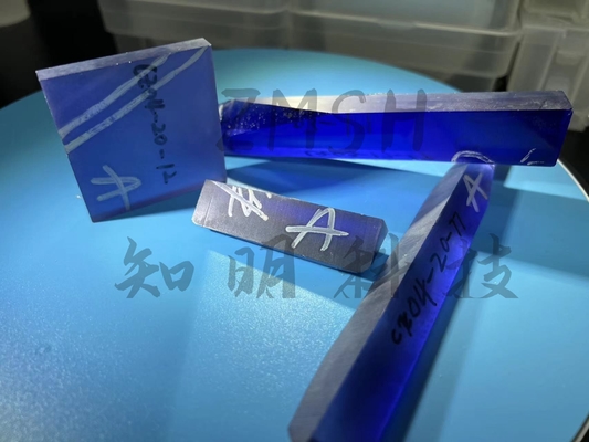 comprar O laboratório unpolished da matéria prima sem cortes sintética do corindo de pedras preciosas criou a safira azul Fabricação em linha
