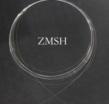 comprar Al2O3 Fibra de safira de cristal transparente 25um 100um Perda 1,59dB/M Extensão 3300 MPa Fabricação em linha