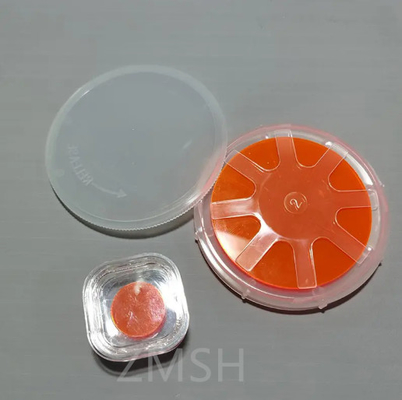 comprar Wafers GaP transparentes laranja sem topágio P Tipo N Tipo 200um 350um 5G Emitentes de luz Fabricação em linha