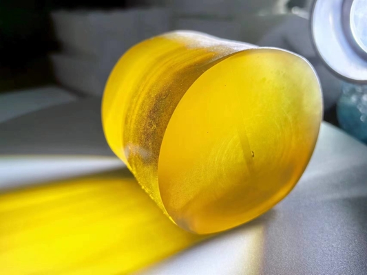comprar Amarelo 99,99% Al2O3 Safira Cristal único Laboratório cultivado Materiais brutos para jóias Fabricação em linha