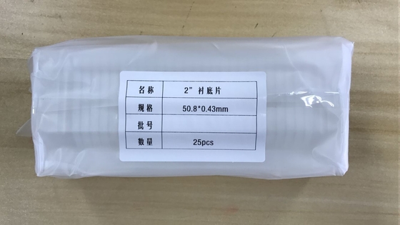 comprar Wafer de safira Espessura 0,43 mm Componentes de safira Dimensões e orientações personalizadas Fabricação em linha