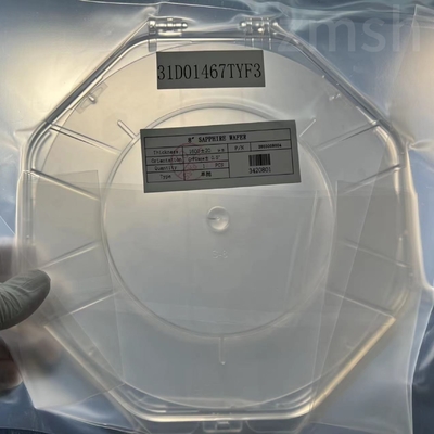 comprar Sapphire Substrate safira wafers SSP monocristalino Al2O3 8 polegadas 6 polegadas Dia200mm Fabricação em linha