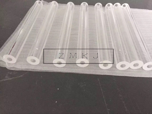 comprar projeto e forma personalizados da resistência de desgaste do tubo da safira do comprimento de 150mm Fabricação em linha