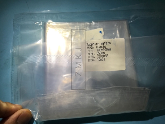 comprar Resistência de desgaste lateral dobro lustrada da carcaça do único cristal da bolacha Al2O3 da safira Fabricação em linha
