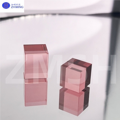 comprar Sakura Rosa Rocha de laboratório de pedra preciosa matéria-prima colorida safira alta transparência Fabricação em linha