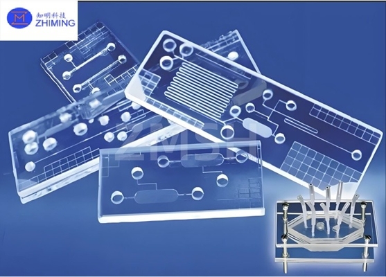 comprar Substrato de vidro de chip microfluídico wafer ópticamente transparente processamento de alta precisão de personalização BF33 JGS1 JGS2 Safira Quartz Corning Glass Fabricação em linha