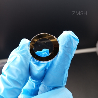 comprar Sapphire Componentes de janela óptica de alta precisão Vidro transparente de proteção Janela revestimento de ouro Fabricação em linha
