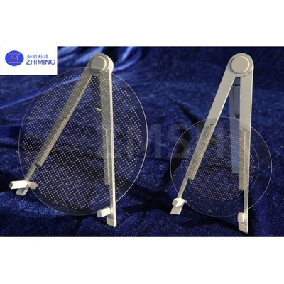 comprar TGV Sapphire Wafer Substrato de vidro perfurado através de vidro Via TGV personalizado Fabricação em linha
