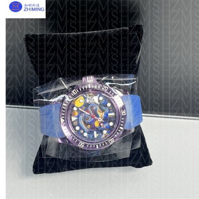 comprar Premium 40mm/42mm Round Sapphire Crystal Watch Case resistente a arranhões personalizável roxo Fabricação em linha