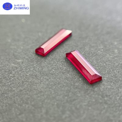 comprar Cristal de safira vermelho peça de trabalho componente dureza 9 Mohs Anti-arranhões Fabricação em linha