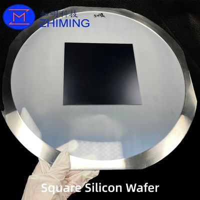 comprar Square Silicon Wafer with Film-Laminated Carrier for Advanced IC, Semiconductor & Quantum Research Fabricação em linha