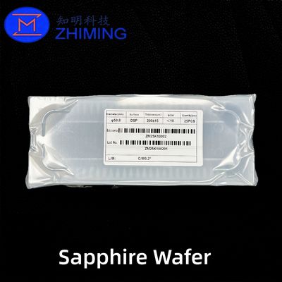 comprar 2-inch DSP Sapphire Wafer 200 µm Al₂O₃  for LED & Optical Applications Fabricação em linha