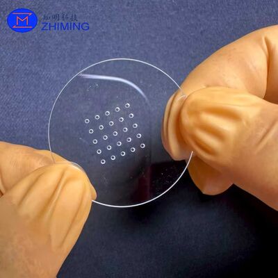 comprar Small-Size Sapphire TGV Micro-Via Wafer for Laboratory Prototyping, MEMS Devices and Optical Micro-Structure Applications Fabricação em linha