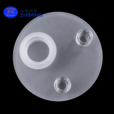 Comprar Placa de sucção de vácuo de quartzo fundido personalizada para manuseio de wafer de semicondutores Fabricação em linha