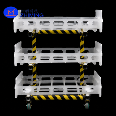 Comprar Rack de transporte de embarcações de quartzo de semicondutor personalizado para manuseio de wafer e carregamento de fornos Fabricação em linha