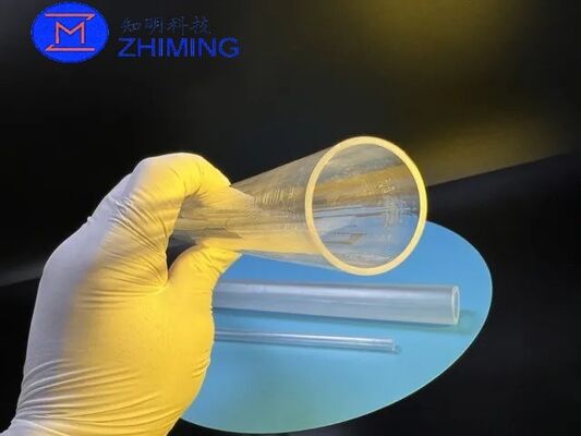 Comprar Tubos de safira:Capacidade de usinagem secundária de precisão Alto espectro de transmissão Fabricação em linha