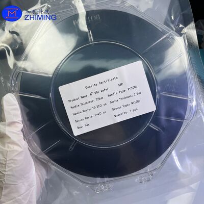 Comprar SOI Wafer: Menor capacitância parasita, maior imunidade a latch-up, resistência à radiação aprimorada Fabricação em linha