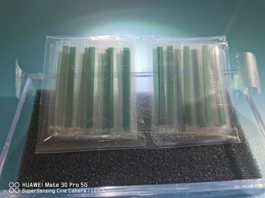 comprar 5x40mm personalizados dão forma às bolachas sic de cristal 4 microplaquetas de H-N Sic Substrates Fabricação em linha