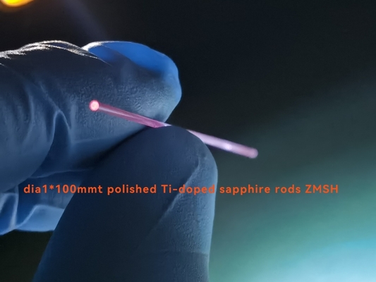 comprar Dia1*100mm lustrado de superfície Ti3 lubrificou Sapphire Rod Lens para o laser Fabricação em linha