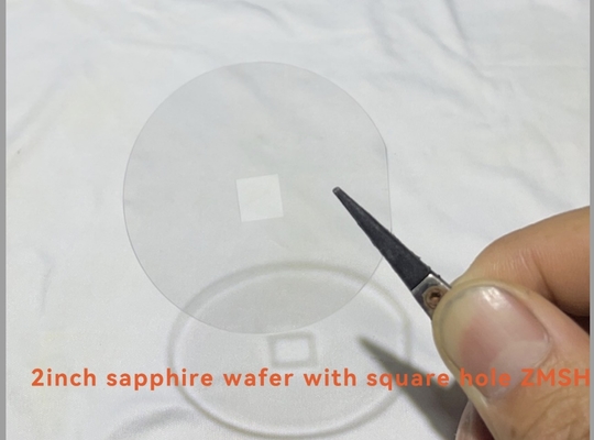 comprar 0.4mm Al2o3 Sapphire Wafers For Epitaxial Growth Fabricação em linha