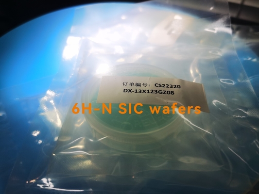 Bolacha do carboneto de silicone das carcaças 2inch 0.33mm 0.43mm de 6H-N 4H-N sic